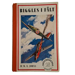 Biggles - Spitfire Parade HB 1st Swedish Edition 1943 Excellent copy! W.E. Johns - Imagen 1 de 6