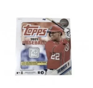 *SEALED* 2021 TOPPS SERIES 1 ONE MLB BASEBALL PARALLELS MEGA MONSTER BOX WALMART - Picture 1 of 4
