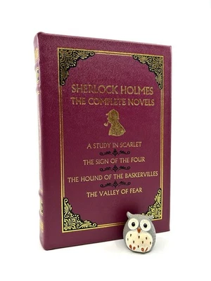 EASTON PRESS Sherlock Holmes The Complete Novels Arthur Conan Doyle Leather Foto 1 de 4