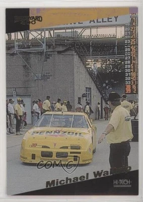 1995 Hi-Tech Brickyard 400 Gold Foil Michael Waltrip #14 - Image 1 of 2