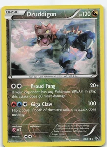 Druddigon 83/114 Raro Holograma Inverso XY - Steam Siege NM/LP Pokémon - Imagen 1 de 2