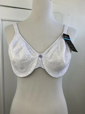 Sujetador Bali para mujer talla 40B rosa lila con aros sedoso sin relleno Foto 1 de 4