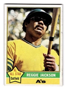 1976 Topps #500 Reggie Jackson Oakland Athletics - Bild 1 von 2