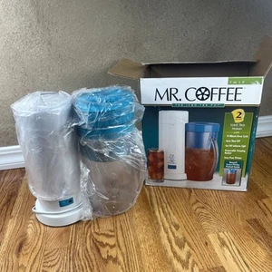 Mr. Coffee TM3P Iced Tea Pot Maker 3 Quart Bonus Pitcher & Scoop, New Open Box - Picture 1 of 5
