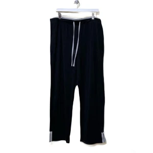 Koolaburra By UGG pantaloni lounge gamba dritta orlo diviso pile donna 1X nero - Foto 1 di 5