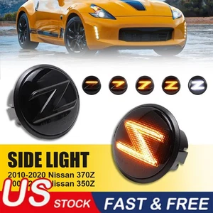 LED Side Marker Turn Signal Light For 2003-2009 Nissan 350z Z33 370Z Z34 09-20 - Picture 1 of 10