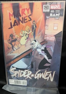 Spider-Gwen #5 Marvel Comics Aug.2015 Variant Cover BAM 2nd & Charles Bag/Sealed - Picture 1 of 2