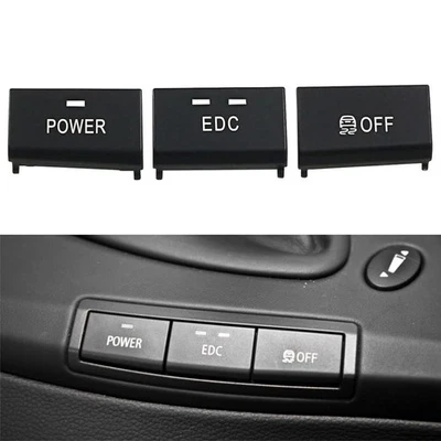 3x Center Console Switch Button Cap For BMW E90 E92 E93 M3 2005-2012 61317841136 - Image 1 of 4