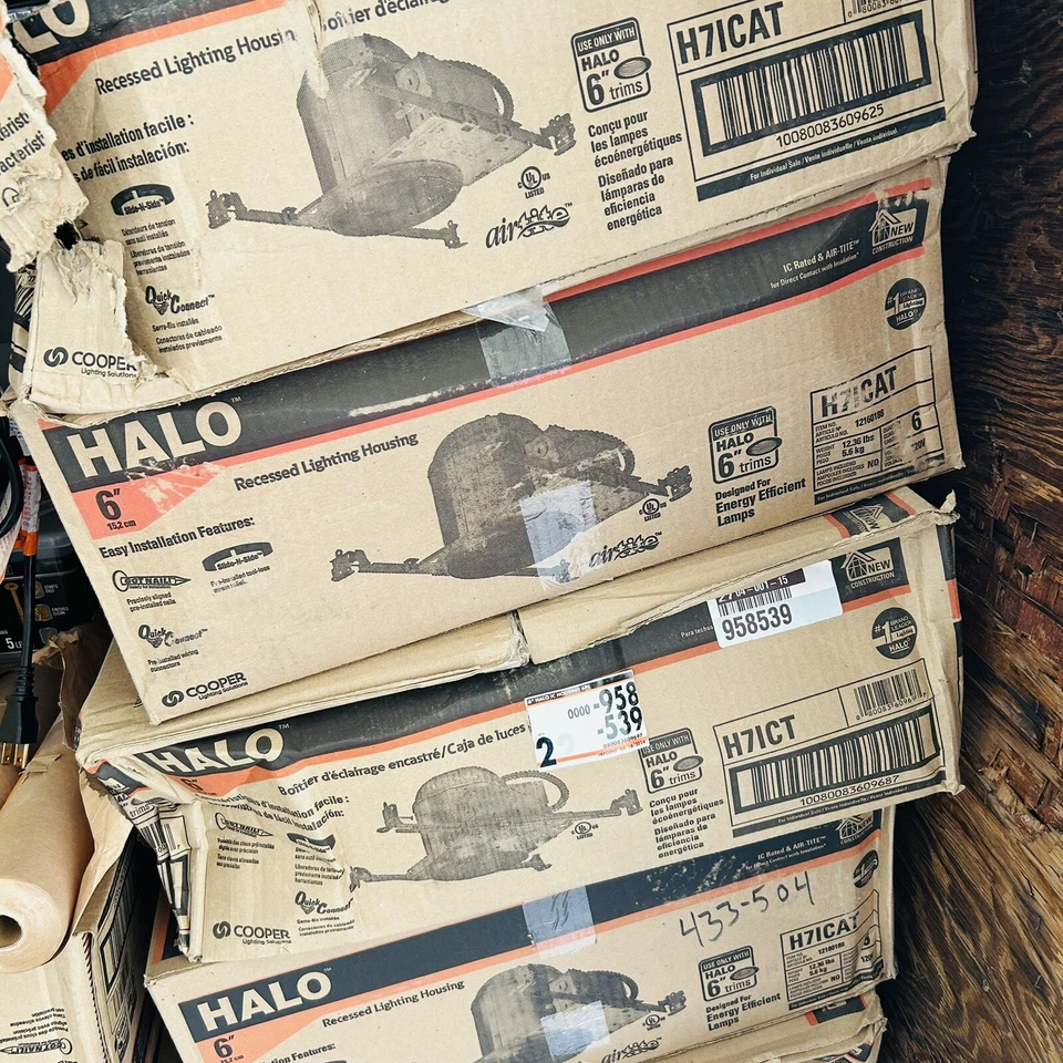 Halo H7 6 pulgadas Carcasa de iluminación empotrada de aluminio H71CAT (paquete de 6) Foto 1 de 1