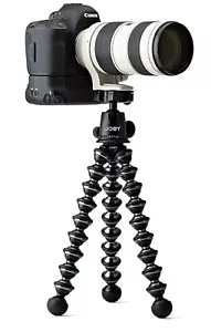 JOBY GorillaPod Focus and Ballhead X Bundle Black/Gray Up To 5 kG / 11 Lbs!!! - Picture 1 of 5