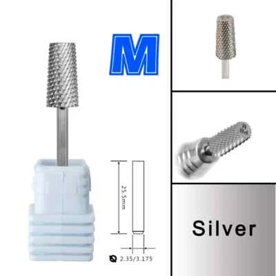 Broca de clavo de carburo de acero oro plata barril cónico trapecio grande 6,6 Foto 1 de 4