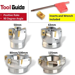 40mm-160mm BAP 400R Face Mill Cutter + Milling Carbide Insert APMT 1604 PDER CNC - Picture 1 of 15