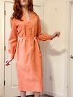 1960S Vintage Mollie Parnis Bubblegum Pink Mod Suede Shift Dress
