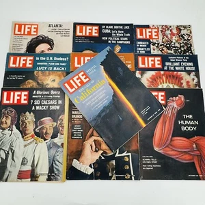 Vtg Lot Of 10 1962 Life Magazines Lots Of Great Ads - Picture 1 of 13