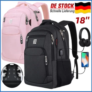 Kinder Jungen Mädchen Schulrucksack Schulranzen Schultasche Schule Rucksack USB - Bild 1 von 28