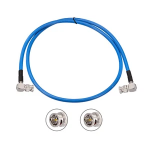 Kabel SDI 3ft BNC 75 Ohm 3G / 6G / 12G SDI Kabel prosty Niebieski Belden 1694A - Zdjęcie 1 z 10