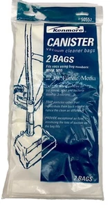 2 bag -Kenmore Canister Vacuum Bags For 5055 and 50558 Models - Picture 1 of 4