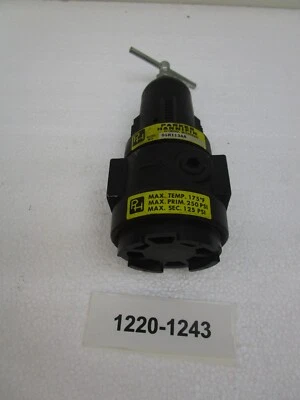 Parker 06R113AAA Max 250 PSI In MAX 125 PSI Out Pneumatic Regulator 1/4" NPT - Image 1 of 4