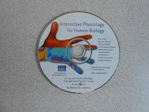 ~~INTERACTIVE PHYSIOLOGY FOR HUMAN BIOLOGY CD-ROM~~ - Picture 1 of 3