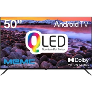 JVC 50" 4K QLED UHD Android Smart TV Google Play Dolby Netflix VESA - Picture 1 of 5