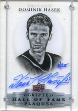 2018 - 2019 Upper Deck Trilogy Dominik Hasek Auto 18 / 25
