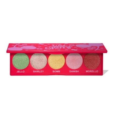 LIME CRIME WET CHERRY WILD METALLICS EYESHADOW PALETTE JELLO+SHIRLEY+BOMB+DANISH - Image 1 of 4