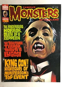 FAMOUS MONSTERS OF FILMLAND #124 (1976) Warren Magazine VG+ - Picture 1 of 2