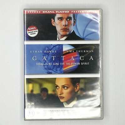 Gattaca (DVD, 1999) SCI-FI Ethan Hawke, Uma Thurman, Jude Law - image 1 of 3