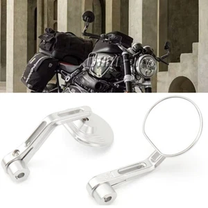 For BMW R9T Urban G/S/Scrambler/Pure Motorcycle CNC Rearview Bar End Mirrors - Picture 1 of 4