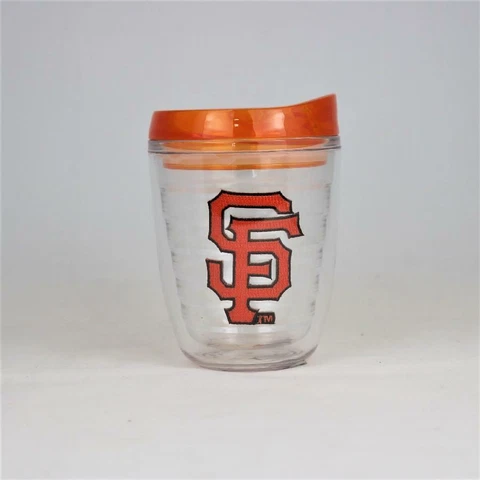 San Francisco Giants MLB Officially Licensed 12oz Logo Patch Tumbler w/Lid Cover