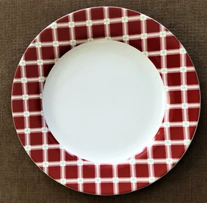 Nautica Crew Deck Red Salad Plate - 8.25"W - Picture 1 of 2