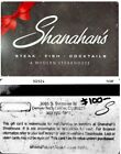 $100 Shanahan’s Steakhouse Gift Card (Colorado Location Only)