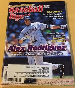 Revista Alex Rodríguez Baseball Digest marzo 2002 - Imagen 1 de 1