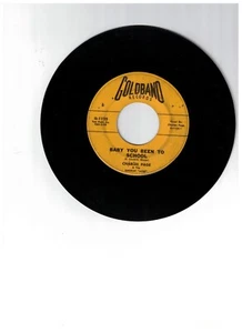 Charles Page & The Rockin' "Aces" RNR 45(Goldband G1125) Baby You Benn to School - Imagen 1 de 2