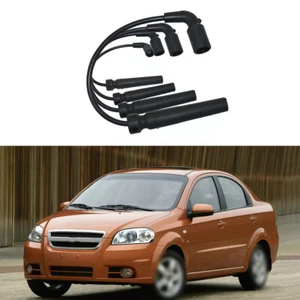 For 2004-2018 CHEVROLET AVEO 4pcs Engine Spark Plug Wire Ignition Wire 96211948 - Picture 1 of 6