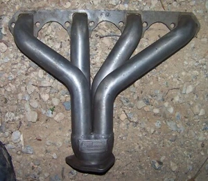 Sanderson Small Block Ford , Plain Steel Exhaust Header 289,302,351W RH - Bild 1 von 1