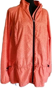 Sz 2X Exertek Set  Lightweight Orange Jacket With Zip Pockets & Tank Top  - Picture 1 of 9