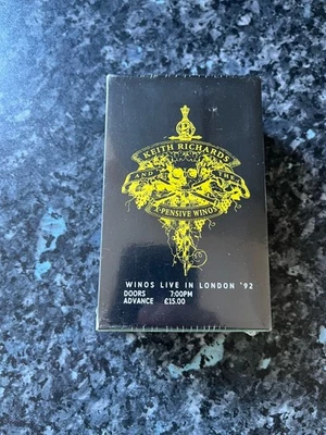 Keith Richards Main Offender / Winos Live In London '92 Double Cassette Tape NEW - Image 1 of 4