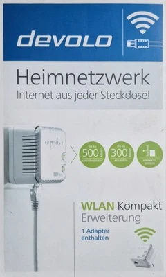 devolo dLAN 550 WiFi Erweiterung Adapter - Weiß 9773 Neu &OVP - Bild 1 von 2