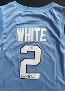 Coby White Signed Autographed North Carolina Tar Heels Jersey Psa/Dna Coa Bulls - Picture 1 of 4