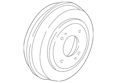 Genuine Honda Brake Drum 42610-SR3-000 - Image 1 of 2