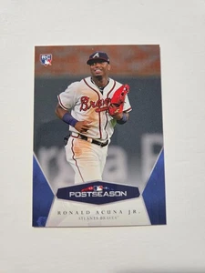 RONALD ACUNA JR. 2018 TOPPS ON DEMAND POSTSEASON RC #10 ATLANTA BRAVES - Picture 1 of 2