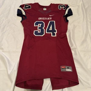 Nike Montana Grizzlies #34 Football Stretch Jersey Sewn Patch Embroidered Sz. M - Picture 1 of 16