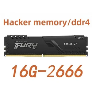KingSton FURY Beast  16G PC4 DDR4  2666MHz  288pin  Desktop Memory RAM - Picture 1 of 14
