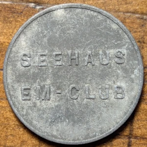 Ficha ilustrada de edificio militar club de hombres alistado de Munich Alemania Seehaus - Imagen 1 de 4