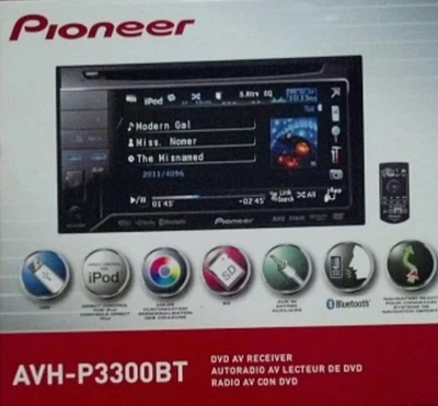Pioneer AVH-P3300BT 5.8 inch Car DVD Player USED FULLY FUNCTIONAL - Image 1 of 4