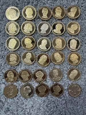Lot Of 30 $1 Presidential Golden Dollar Coins - Image 1 of 3