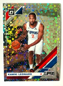 2019-20 Donruss Optic Kawhi Leonard SILVER Disco Prizm Card #30 Clippers Star! - Picture 1 of 3