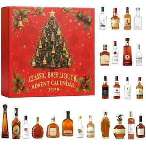 Whiskey advent calendar 2025 for Adults, 24 Days Xmas Advent Calendar Pendant - Picture 1 of 7