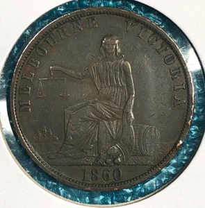 A. G. Hodgson Outfitter & Tailor 1860 Trade Merchant Token Australian 1 Penny - Picture 1 of 5